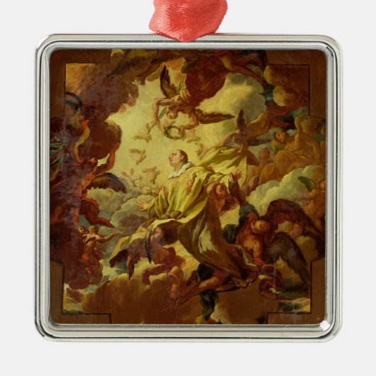 Die Apotheose von St Stephen Silbernes Ornament (Vorne)