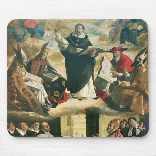 Die Apotheose von St Thomas Thomas von Aquin, 1631 Mousepad (Vorne)