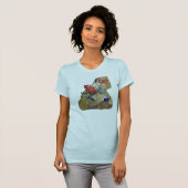 Die APP der Blue Jeans-Frosch-Frauen. T - Shirt (Vorne ganz)