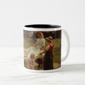 Die Apple-Sammler, 1880 Zweifarbige Tasse (VorderseiteRechts)