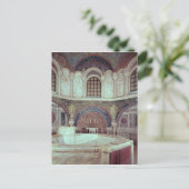 Die Apsis mit dem Taufe-Schriftart Postkarte (Stehend Vorderseite)