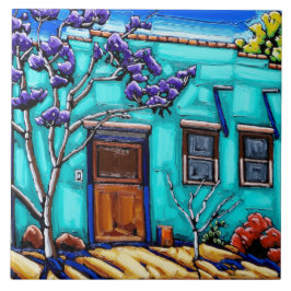 Die aquamarine grüne Tucson-Barrio-Fliese Fliese