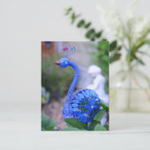 Die aquamarine und grüne Gartenparkkunst Postkarte (Stehend Vorderseite)