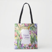 Die Aquarellblüte Tasche (Vorderseite)