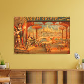 Die arabischen Nächte - Aladdins wunderbare Lampe Leinwanddruck (Insitu (Wohnzimmer))