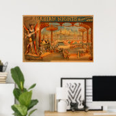 Die arabischen Nächte - Aladdins wunderbare Lampe Poster (Heimbüro)