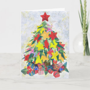 Die Arbeit des Weihnachtsmanns ist abgeschlossen K Feiertagskarte