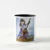 "Die Arbeit einer Frau ist NIE getane" Tasse (Zentrum)