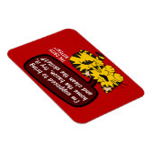 Die Arbeit einer Frau wird nie im Büro oder im Zuh Magnet (Rechte Seite)