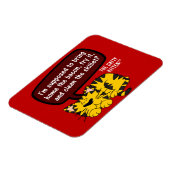 Die Arbeit einer Frau wird nie im Büro oder im Zuh Magnet (Linke Seite)