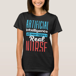 Die Arbeit einer Pflege-KI verteidigen T-Shirt