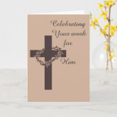 Die Arbeit für Ihn.e Karte (Gelbe Blume)