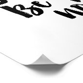 Die Arbeit hart in Stille gelassen, der Erfolg ist Poster (Ecke)