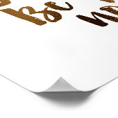 Die Arbeit hart in Stille gelassen, der Erfolg ist Poster (Ecke)