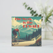 Die Arbeit ist das belohnte Radgebirge (Stehend Vorderseite)