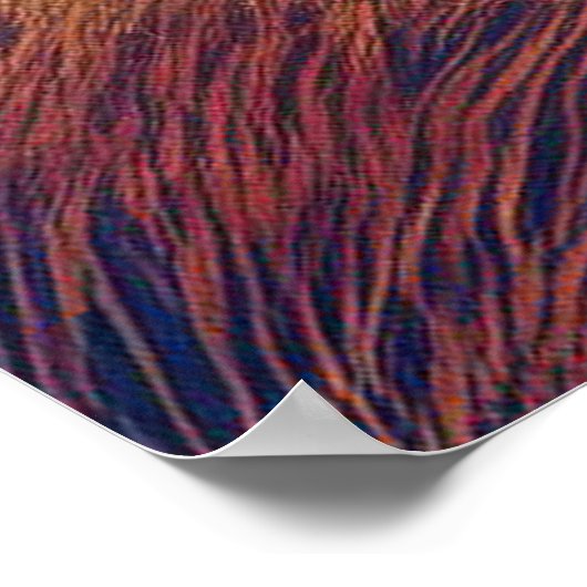 Die Arbeit ist das belohnte Runner Mountains Poster (Ecke)