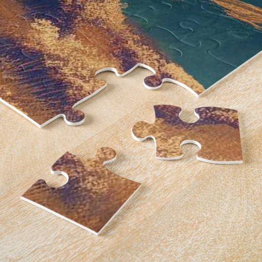 Die Arbeit ist das belohnte Runner Mountains Puzzle (Seite)