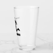Die Arbeit ist der Belohnungsläufer Glas (Links)