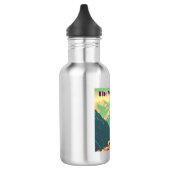 Die Arbeit ist die Belohnung Frauen Runner Mountai Edelstahlflasche (Links)