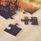 Die Arbeit ist die Belohnung Frauen Runner Mountai Puzzle (Seite)