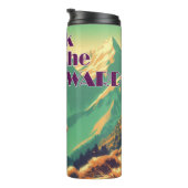 Die Arbeit ist die Belohnung Frauen Runner Mountai Thermosbecher (Nach rechts gedreht)