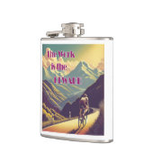 Die Arbeit ist die Belohnung für die Fahrradgebirg Flachmann (Links)