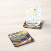 Die Arbeit ist die Belohnung für die Fahrradgebirg Getränkeuntersetzer (Rechte Seite)