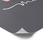 Die Arbeit ist hart, damit es zu einem Motivierend Poster (Ecke)