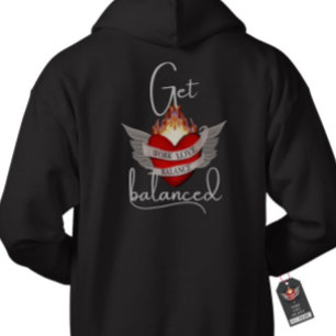 Die ARBEIT LIEBE BALANCE - Komm ins Gleichgewicht Hoodie