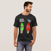 Die Arbeit über Weihnachten Joke Holiday T-Shirt (Vorne ganz)