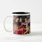 Die Arbeiten der Gnade Zweifarbige Tasse (Links)