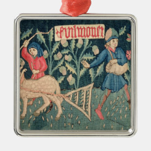 Die Arbeiten der Monate, Elsass (Tapisserie)		Vict Ornament Aus Metall