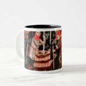 Die Arbeiten der Monate, von Elsass Zweifarbige Tasse (Vorderseite Links)