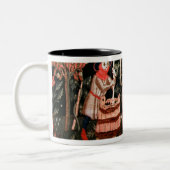 Die Arbeiten der Monate, von Elsass Zweifarbige Tasse (Links)