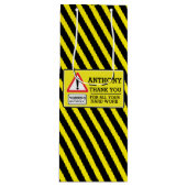 Die Arbeiter danken Ihnen für die Weintasche Geschenktüte Für Weinflaschen (Vorderseite)