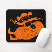 Die Arbeits-Gekritzel-Kunst Mousepad des Monsters (Mit Mouse)