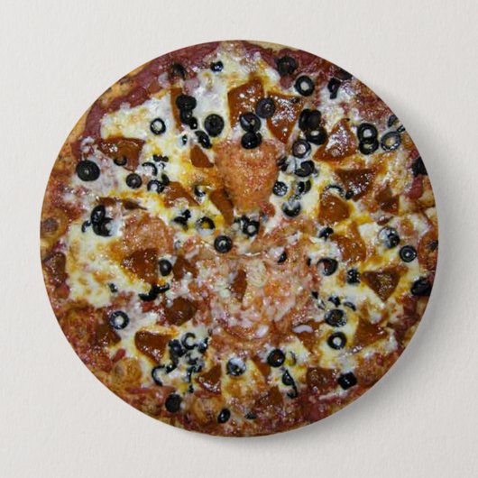 Die Arbeits-Pizza Button (Vorderseite)