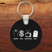 die Arbeitserwerb Schlüsselanhänger (Vorderseite)