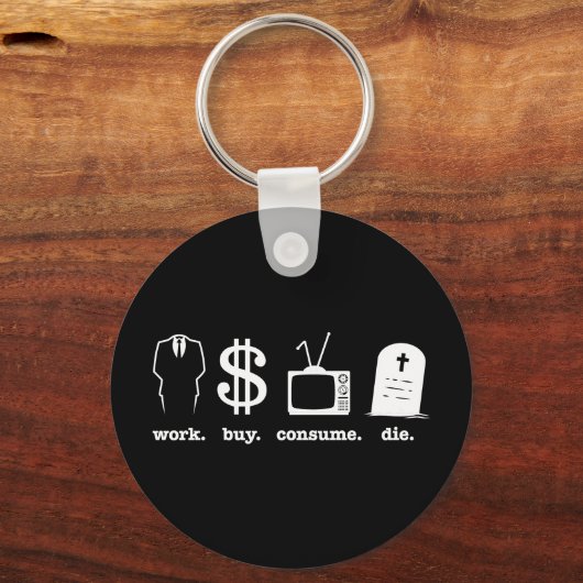 die Arbeitserwerb Schlüsselanhänger (Vorderseite)