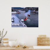 Die Arbeitskämpfe von Bergen Poster (Küche)