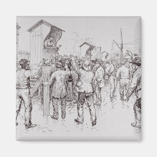 Die Arbeitslosen in London Magnet (Vorne)