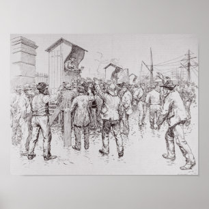 Die Arbeitslosen in London Poster