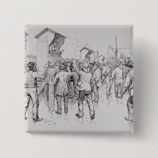 Die Arbeitslosen von London Button (Vorderseite)