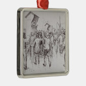 Die Arbeitslosen von London Ornament Aus Metall (Rechts)