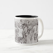 Die Arbeitslosen von London Zweifarbige Tasse (VorderseiteRechts)