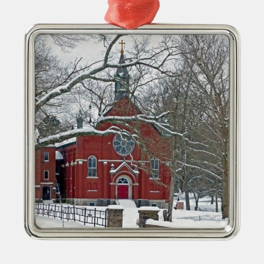 Die Arcadia Academy Silbernes Ornament (Vorne)