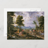 Die Arche betreten Postkarte (Vorne/Hinten)