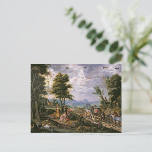 Die Arche betreten Postkarte (Stehend Vorderseite)