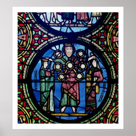 Die Arche des Bündnisses, Detail Gottes mit Poster (Vorne)