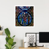 Die Arche des Bündnisses, Detail Gottes mit Poster (Heimbüro)